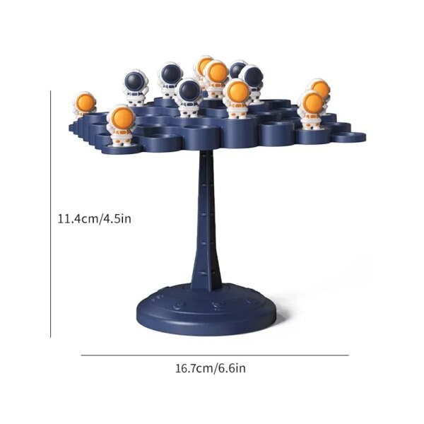 Astronaut Balance Tree Puzzle: Interactive Mindfulness Board Game for Children and Parents, Enhancing Thinking and Balance Skills