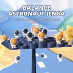 Astronaut Balance Tree Puzzle: Interactive Mindfulness Board Game for Children and Parents, Enhancing Thinking and Balance Skills