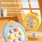 Mini Whack-a-Mole Toy: Enhancing Hand-Eye Coordination, Random Color, Perfect Children's Pinch Finger Decompression Toy