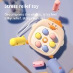 Mini Whack-a-Mole Toy: Enhancing Hand-Eye Coordination, Random Color, Perfect Children's Pinch Finger Decompression Toy