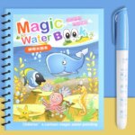 Magic Drawing Book with Pen: Children's Early Education Toy, Water Drawing, Montessori Gift, Reusable Coloring Book