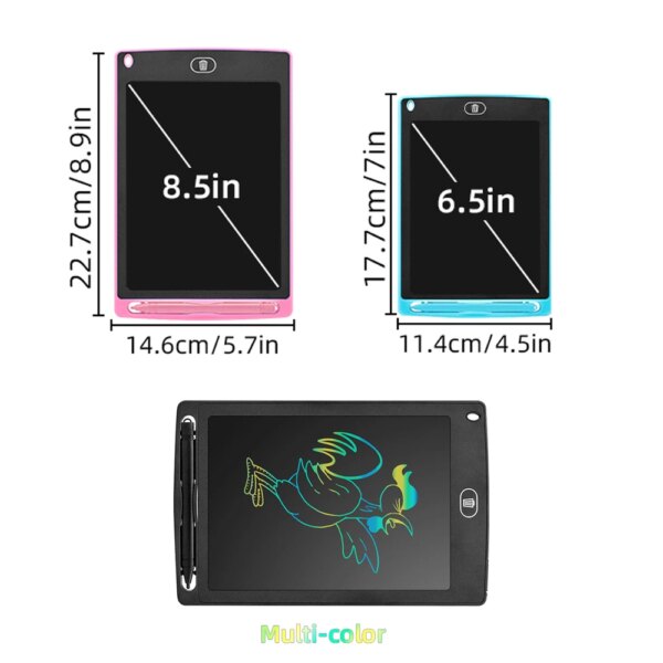 65730-8kk6ot.jpg 6.5/8.5 inch LCD Writing Tablet: Kids' Graffiti Sketchpad & Drawing Board, Handwriting Blackboard, Magic Drawing Board Toy Gift