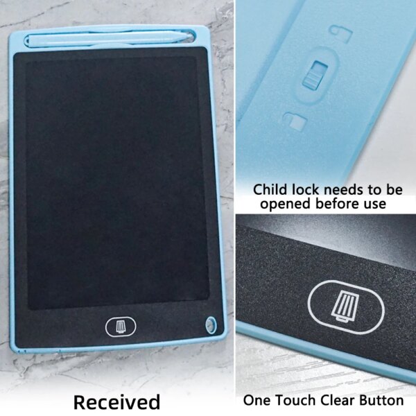 65730-pb9c1d.jpg 6.5/8.5 inch LCD Writing Tablet: Kids' Graffiti Sketchpad & Drawing Board, Handwriting Blackboard, Magic Drawing Board Toy Gift