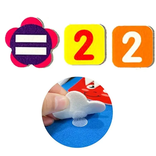 65773-wkkwsb.png Felt Learning Board: Children's Educational DIY Toy for Addition, Subtraction, and Finger Arithmetic Teaching Enlightenment
