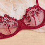 Sexy Lingerie Set Exquisite Embroidery Floral Ultra-thin: Lace Transparent Underwear Bra Set in S-4XL Sizes