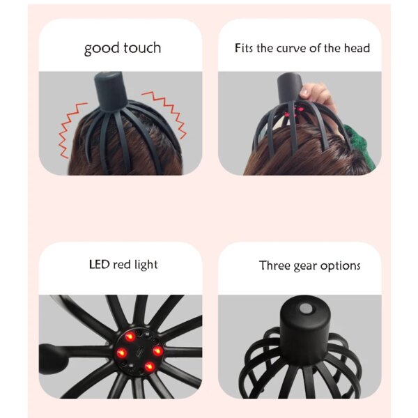 65880-eqbv8b.jpg Electric Head Massager: Scalp Hair Growth & Relaxation, Stress Relief, Stimulation Massage Claw for Health Care