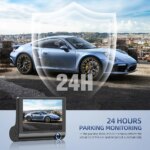 3-Camera Car DVR: 1080P Dash Cam with 4.0" Display, Video Recorder, Auto Registrator, Black Box, and Rear View Camera for Vehicles