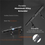 ZK40 MTB Handlebar Extender: Bicycle Extension Bracket for Bike Headlight Mount, GoPro, Phone Holder Support Rack, Handlebar Adapter