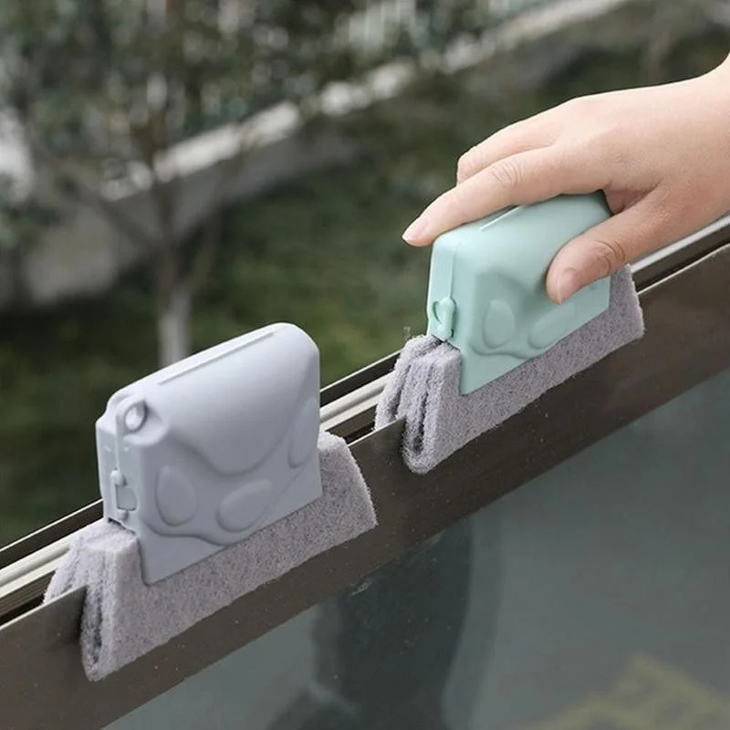 Window Groove Cleaning Cloth: Kitchen Window Cleaning Brush, Window Slot Cleaner Brush, Window Slot Cleaning Tool