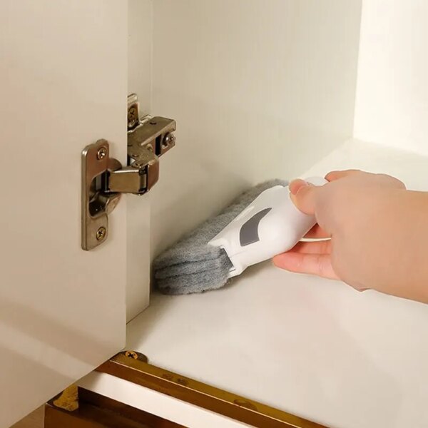 Window Cleaning Brush: Windowsill Groove Deadend Cabinet Crevice Brush, Removable Household Multifunctional Cleaning Tool