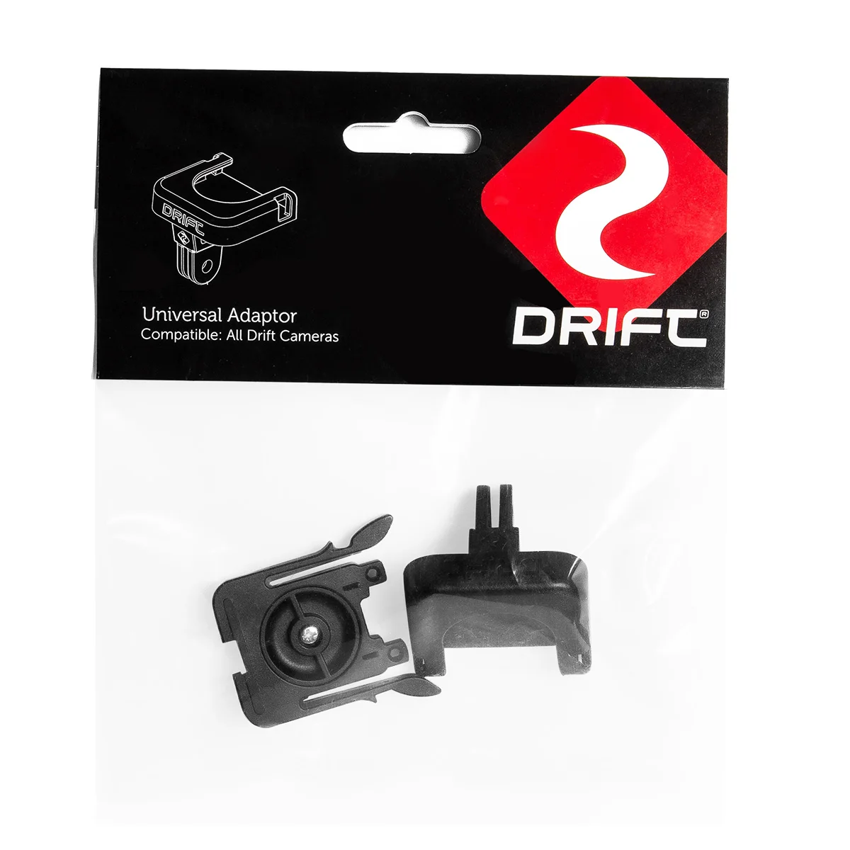 Drift Original Action Cam Accessories: Universal Adapter for Ghost X/XL/4K to Connect to GoPro, YI, EKEN, DJI Mounts