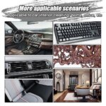 Car Interior Cleaning Brush: Soft Brush with Shell for Center Console, Air Outlet, and Car Crevice Dust Removal