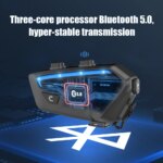 Motorcycle Intercom Bluetooth Helmet Headset: Freedconn FX 10 Riders Pair; Compatible with Other Brands; Motorbike Interphone Speaker Communicator
