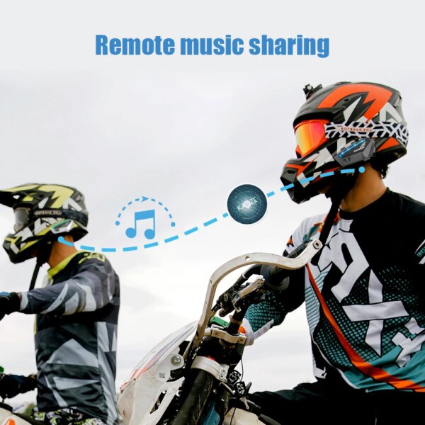 Motorcycle Intercom Bluetooth Helmet Headset: Freedconn FX 10 Riders Pair; Compatible with Other Brands; Motorbike Interphone Speaker Communicator