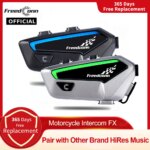 Motorcycle Intercom Bluetooth Helmet Headset: Freedconn FX 10 Riders Pair; Compatible with Other Brands; Motorbike Interphone Speaker Communicator