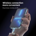 Wireless Lavalier Microphone: Mini Lapel Mic with Dual Display Charging Box, Noise Reduction Technology