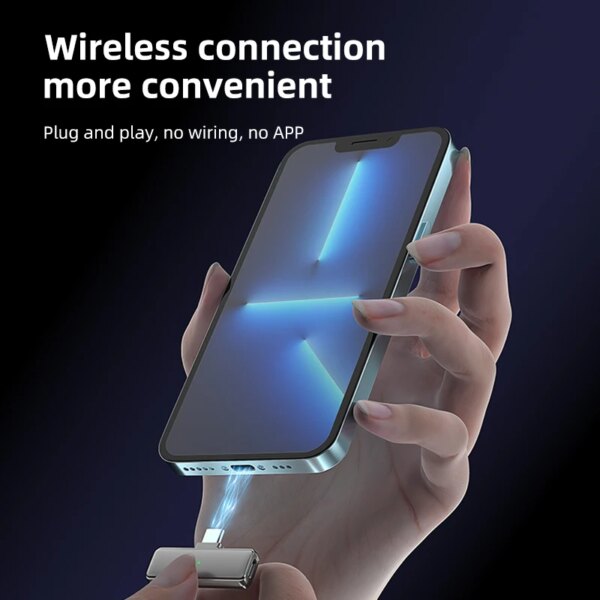 66299-fpesf9.jpg Wireless Lavalier Microphone: Mini Lapel Mic with Dual Display Charging Box, Noise Reduction Technology