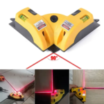 Infrared Laser Level: Vertical and Horizontal Line Projection, 90° Square Floor Tiling Level Laser for Accurate Measurement