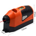 Mini Vertical Spirit Level Tool: Laser Level with Laser Guided Level Line Measurement Gauge for Accurate Alignment