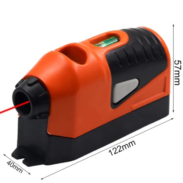 Mini Vertical Spirit Level Tool: Laser Level with Laser Guided Level Line Measurement Gauge for Accurate Alignment