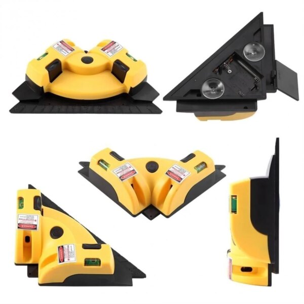66342-hljmmq.jpg Mini 90° Right Angle Laser Level: Precision Measurement Tool for Construction, Leveling, and Electronic Measuring