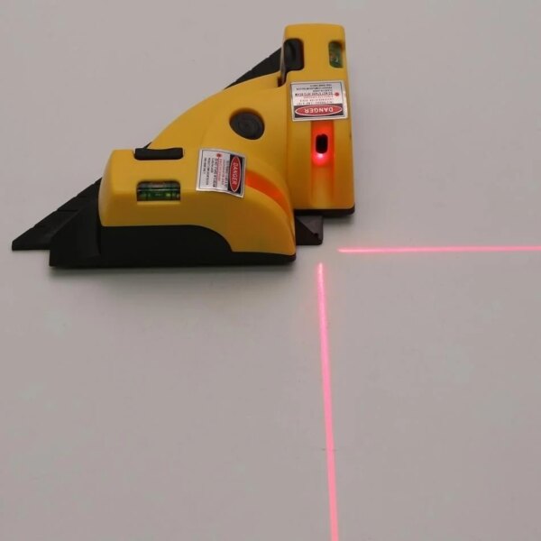 66342-t8l6bs.jpg Mini 90° Right Angle Laser Level: Precision Measurement Tool for Construction, Leveling, and Electronic Measuring
