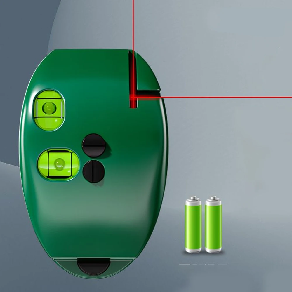 Portable Electronic 90° Laser Scale: Battery-Powered Infrared Line Level for High-Precision, Long-Distance Wall Alignment