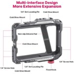 Ulanzi Lino Smartphone Cage: Sturdy Grip for iPhone X - 13 Series & Mini/Pro/Pro Max, Enhancing Vlog and Video Experience
