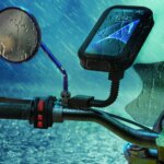 Waterproof Bike Motor Phone Holder: Secure Mount for iPhone, Samsung & GPS on Bicycle/Motorcycle Handlebar