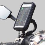 Waterproof Bike Motor Phone Holder: Secure Mount for iPhone, Samsung & GPS on Bicycle/Motorcycle Handlebar