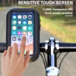 Waterproof Bike Motor Phone Holder: Secure Mount for iPhone, Samsung & GPS on Bicycle/Motorcycle Handlebar