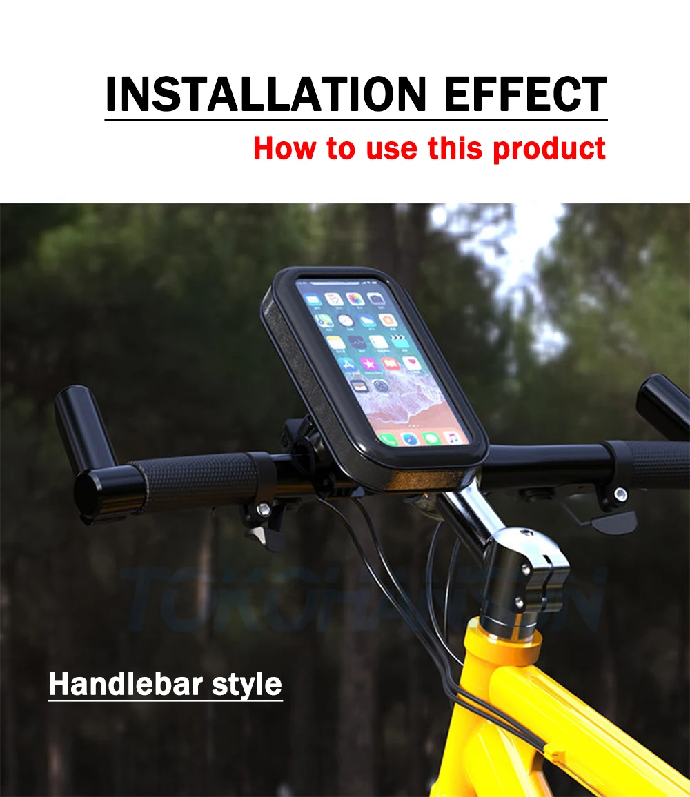 Waterproof Bike Motor Phone Holder: Secure Mount for iPhone, Samsung & GPS on Bicycle/Motorcycle Handlebar