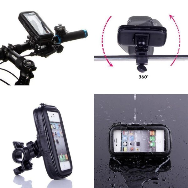 66634-saqrpu.jpg Waterproof Bike Motor Phone Holder: Secure Mount for iPhone, Samsung & GPS on Bicycle/Motorcycle Handlebar