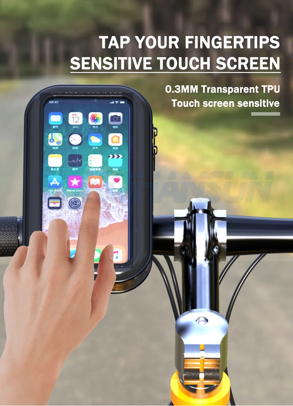 Waterproof Bike Motor Phone Holder: Secure Mount for iPhone, Samsung & GPS on Bicycle/Motorcycle Handlebar