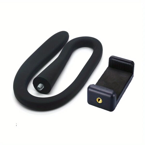 Portable Flexible Cell Phone Holder: Stand for Treadmill, Spin Bike, Stroller, Shopping Cart, Bed, Car, Kitchen, Desk