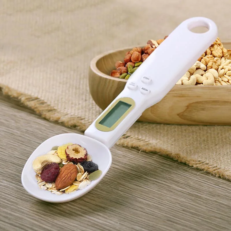 500g/0.1g Portable LCD Digital Kitchen Scale Measuring Spoon, Gram Electronic Spoon Weight Volume Food Scale - New, High Quality