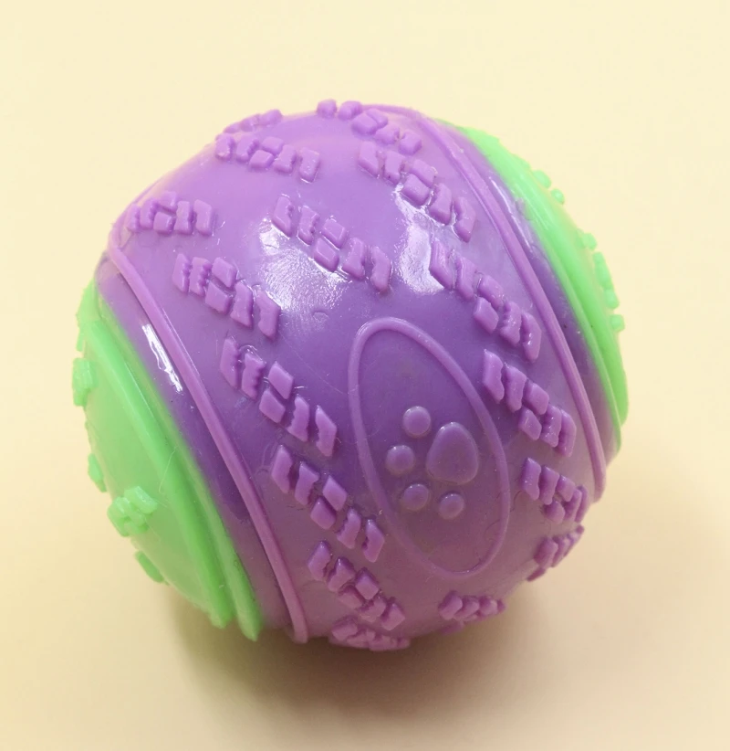 Dogs Interactive Toys Soft TPR Toys for Dogs, Pet Teeth Cleaning, Bite-Resistant Squeaky Dog Ball Toy