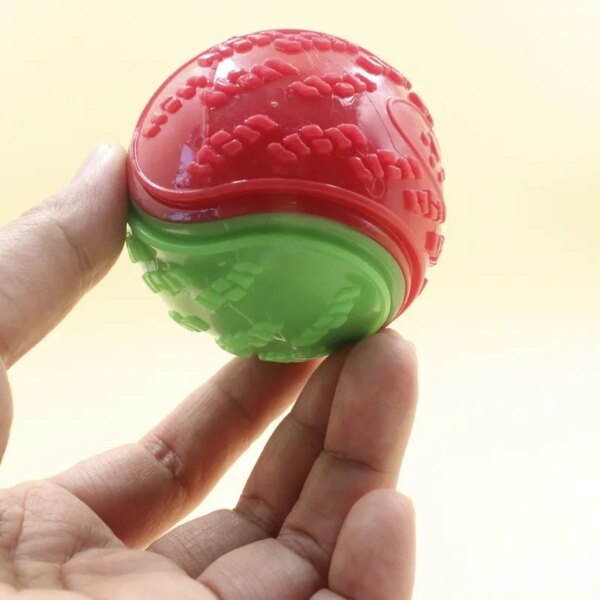 66685-uk85dr.jpg Dogs Interactive Toys Soft TPR Toys for Dogs, Pet Teeth Cleaning, Bite-Resistant Squeaky Dog Ball Toy