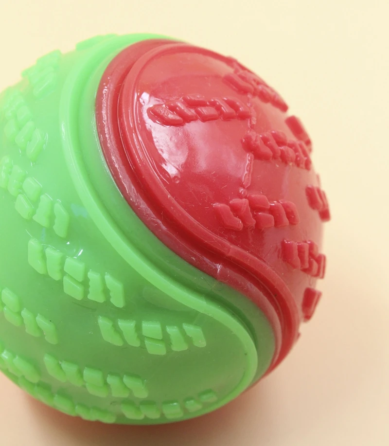 Dogs Interactive Toys Soft TPR Toys for Dogs, Pet Teeth Cleaning, Bite-Resistant Squeaky Dog Ball Toy