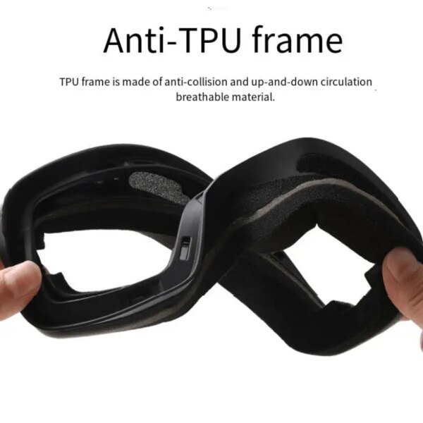 Ski Goggles Double Layers UV400 Anti Fog Men Women Outdoor Skiing Mask Glasses Protect Soft Snow Goggles Snowboard