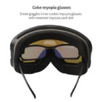 Ski Goggles Double Layers UV400 Anti Fog Men Women Outdoor Skiing Mask Glasses Protect Soft Snow Goggles Snowboard