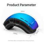 Ski Goggles Double Layers UV400 Anti Fog Men Women Outdoor Skiing Mask Glasses Protect Soft Snow Goggles Snowboard