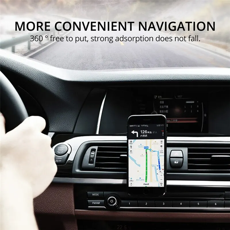 Magnetic Car Phone Holder: Air Vent Mount for GPS & Smartphones