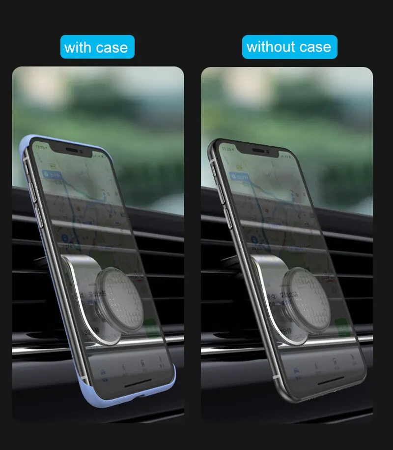 Magnetic Car Phone Holder: Air Vent Mount for GPS & Smartphones