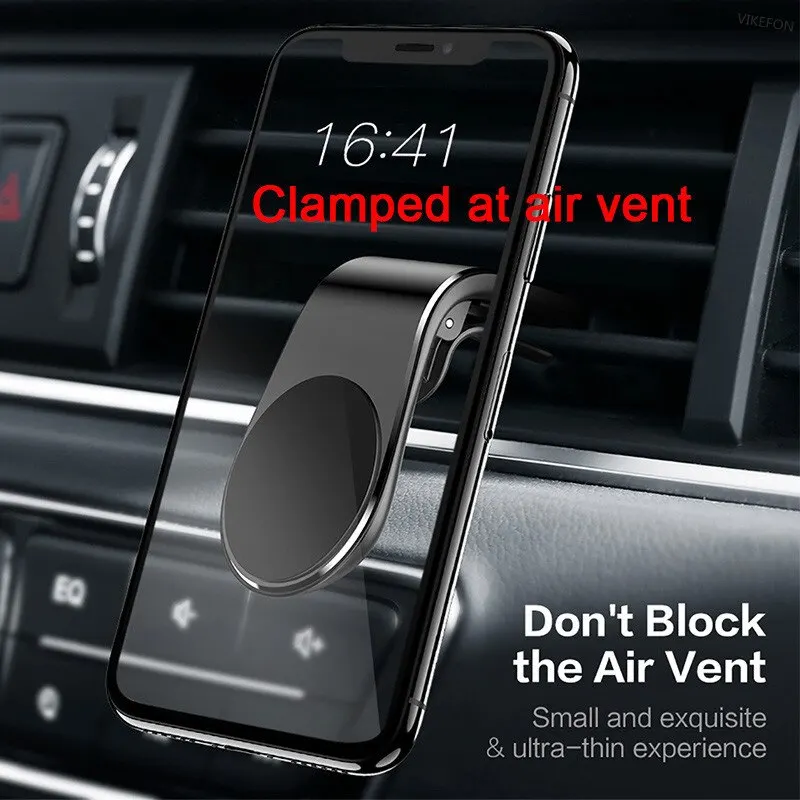 Magnetic Car Phone Holder: Air Vent Mount for GPS & Smartphones