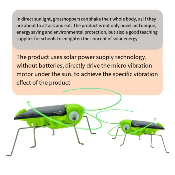Solar Grasshopper: Educational Science Toy for Kids