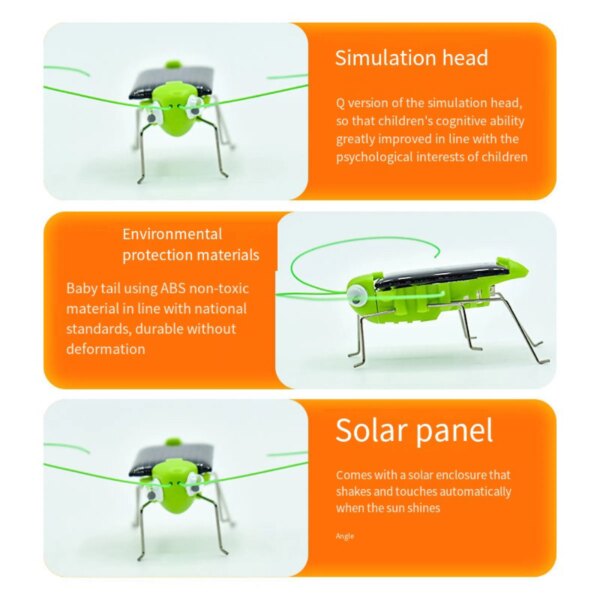 Solar Grasshopper: Educational Science Toy for Kids