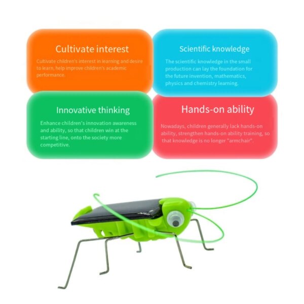 Solar Grasshopper: Educational Science Toy for Kids