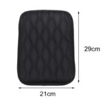 Memory Foam Car Armrest Box Mats: Leather Console Covers