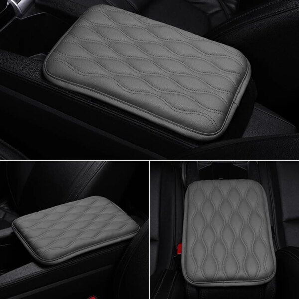66898-u1gqb0.jpg Memory Foam Car Armrest Box Mats: Leather Console Covers